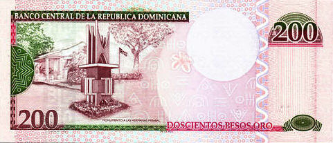 P185a Dominican Republic 200 Pesos Dominicanos Year 2014